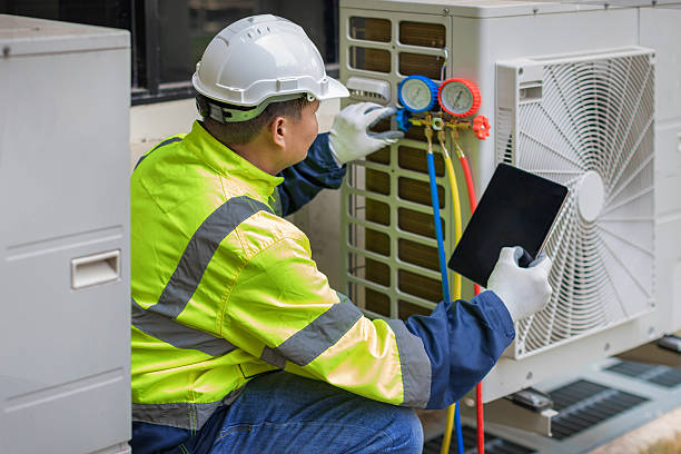 Professional Hvac technician working in Coleman, TX
